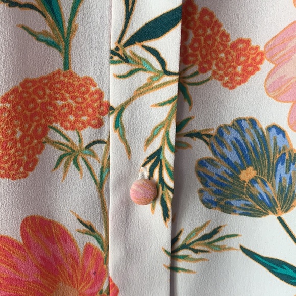 Kate Spade Blossom Tie Neck Blouse - Picture 10 of 14